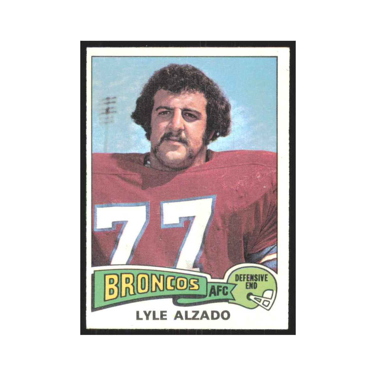 1975 Topps Lyle Alzado Broncos #322