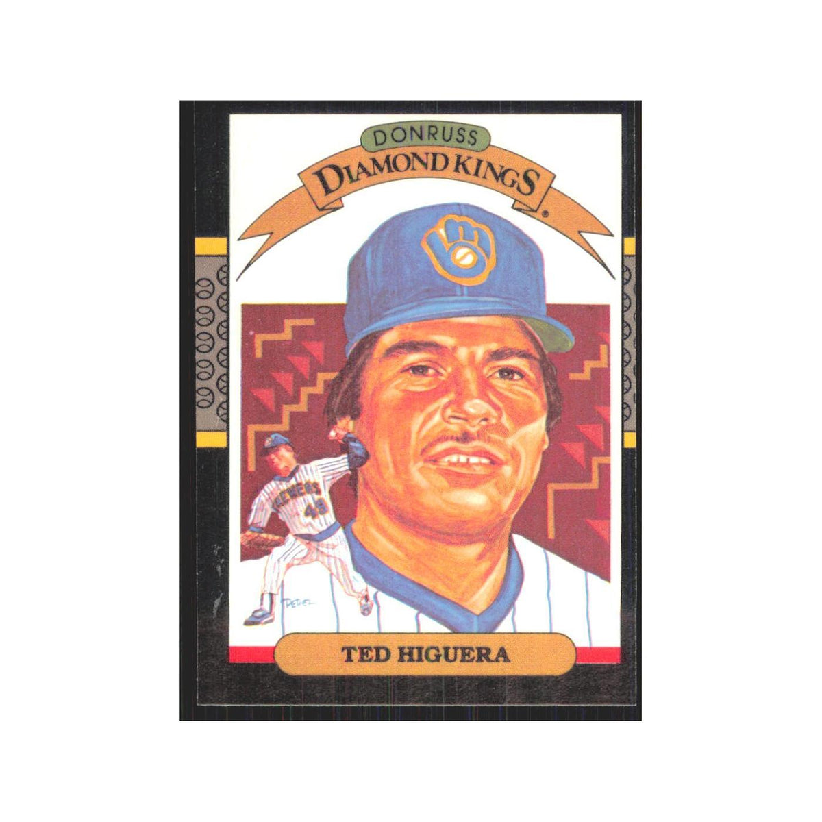 1987 Donruss Ted Higuera Brewers #16