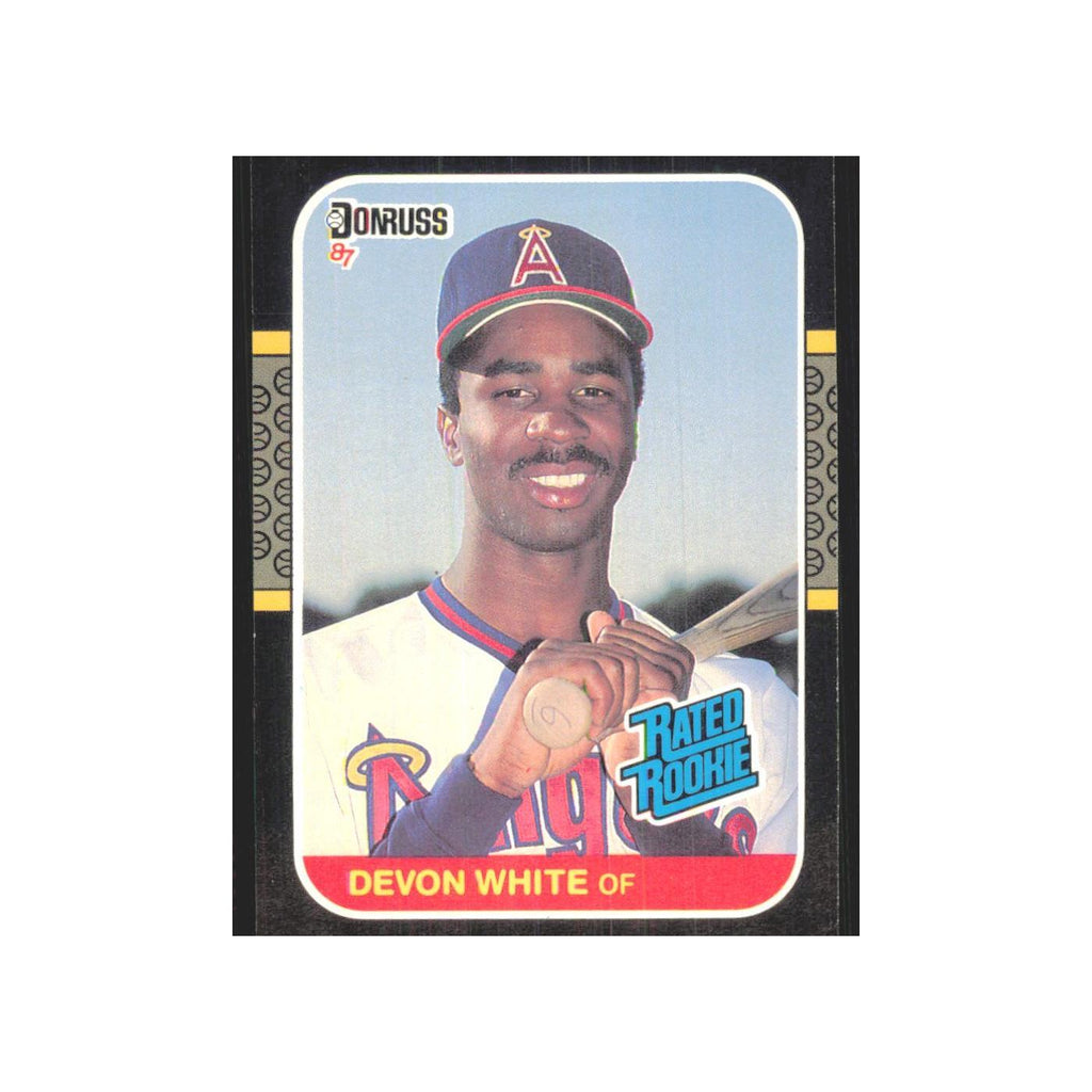 1987 Donruss Devon White RC Angels #38