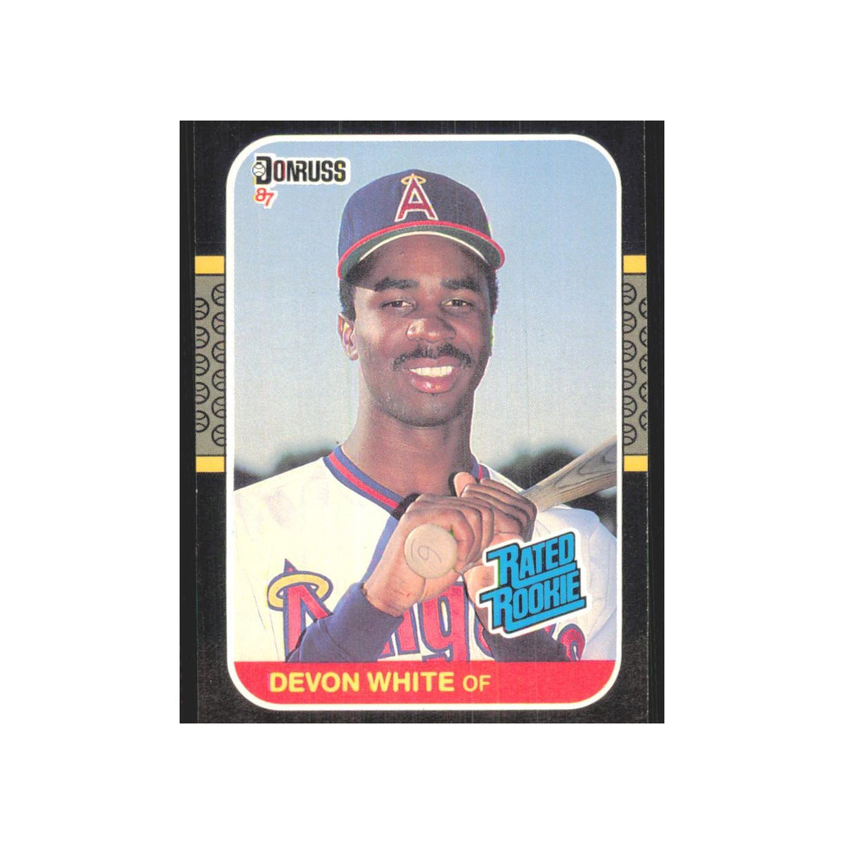 1987 Donruss Devon White RC Angels #38
