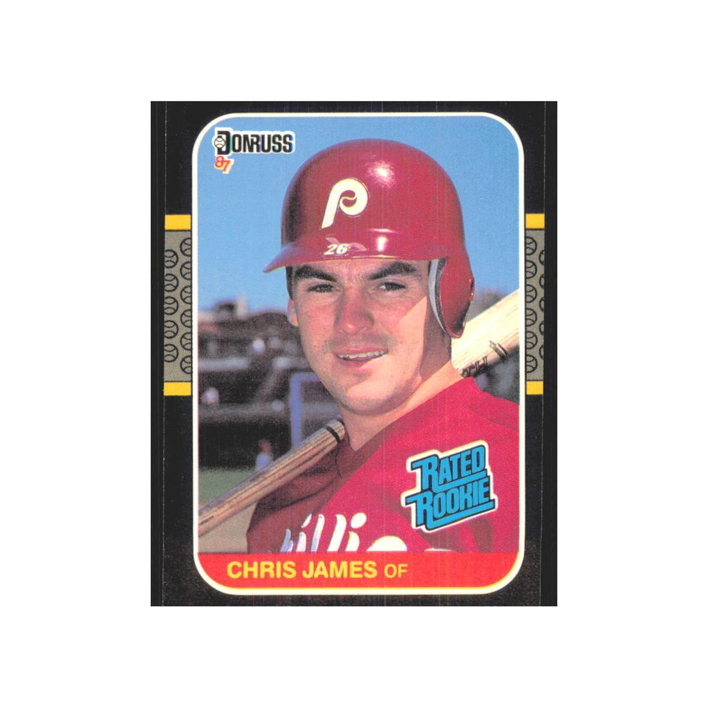 1987 Donruss Chris James RC Phillies #42