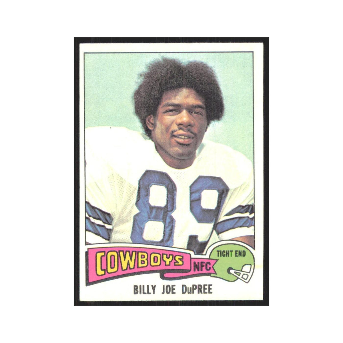 1975 Topps Billy Joe Dupree Cowboys #311.0