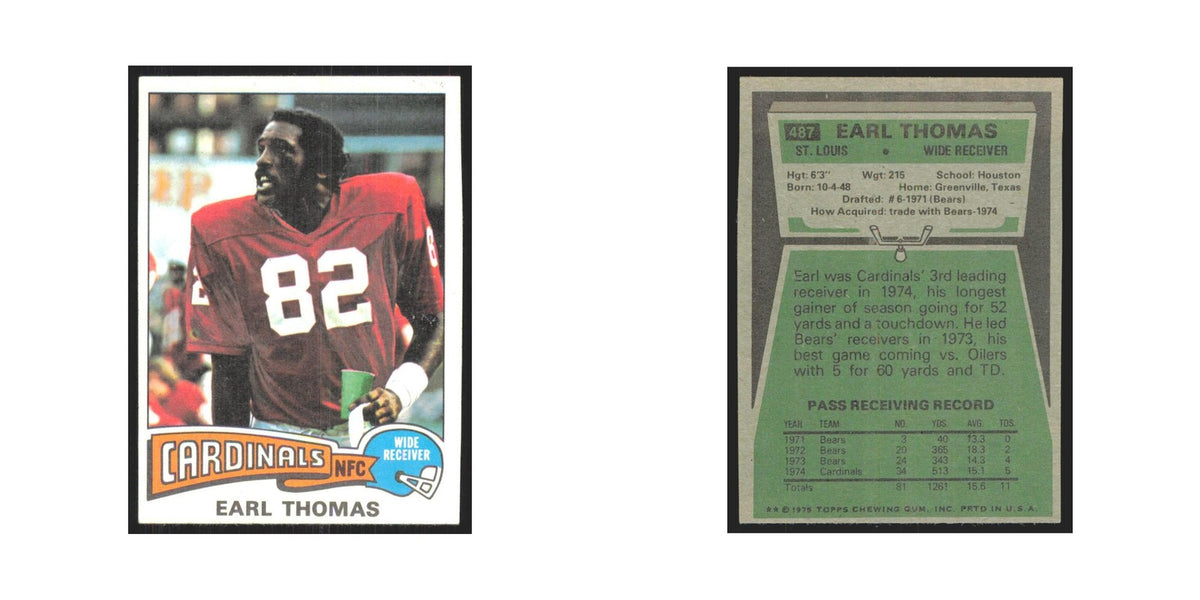 1975 Topps Earl Thomas Cardinals #487.0