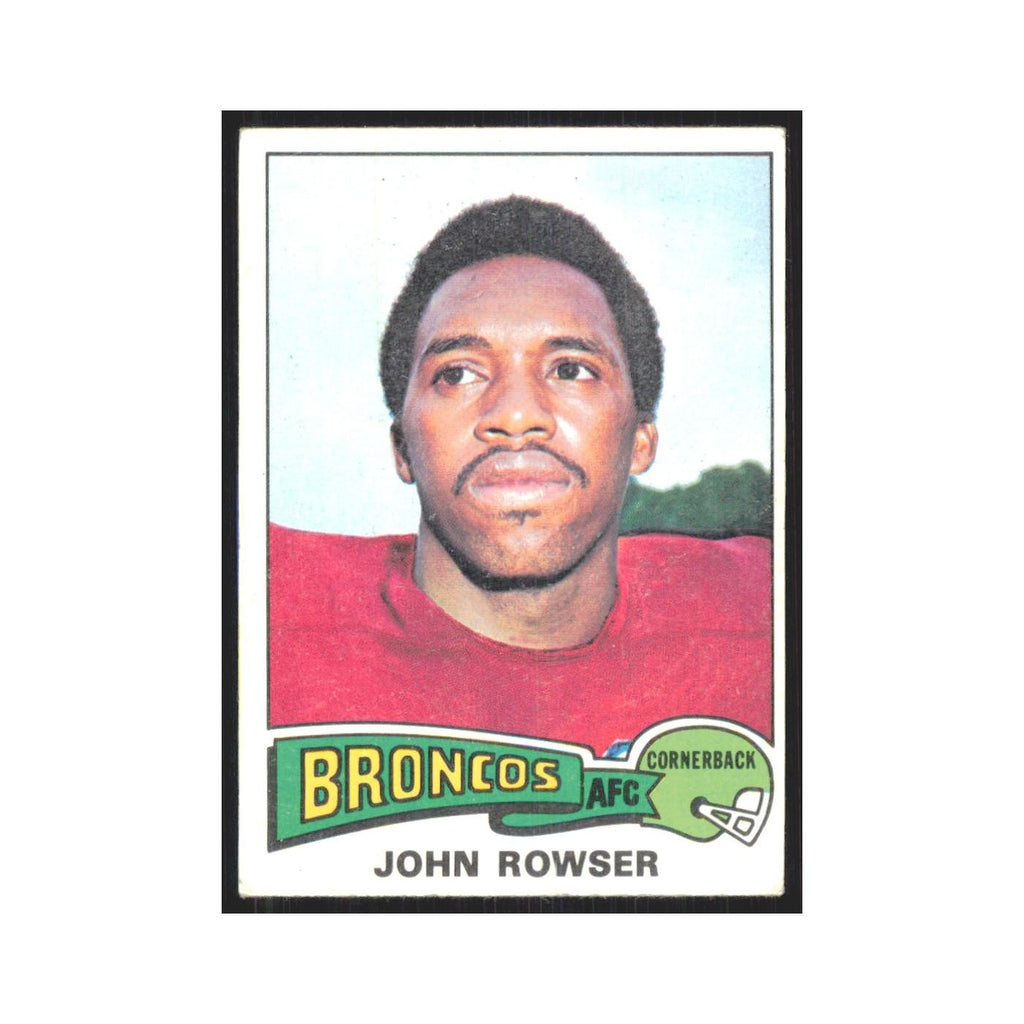 1975 Topps John Rowser Broncos #498.0