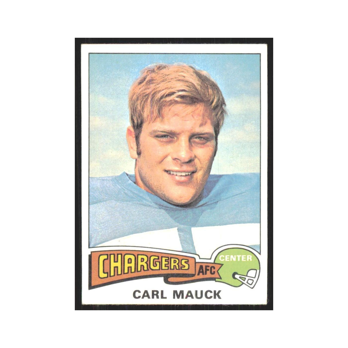 1975 Topps Carl Mauck San Diego Chargers #96.0
