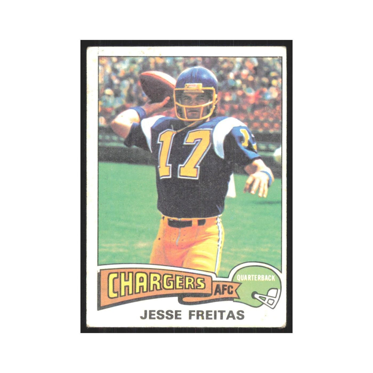 1975 Topps Jesse Freitas San Diego Chargers #518.0