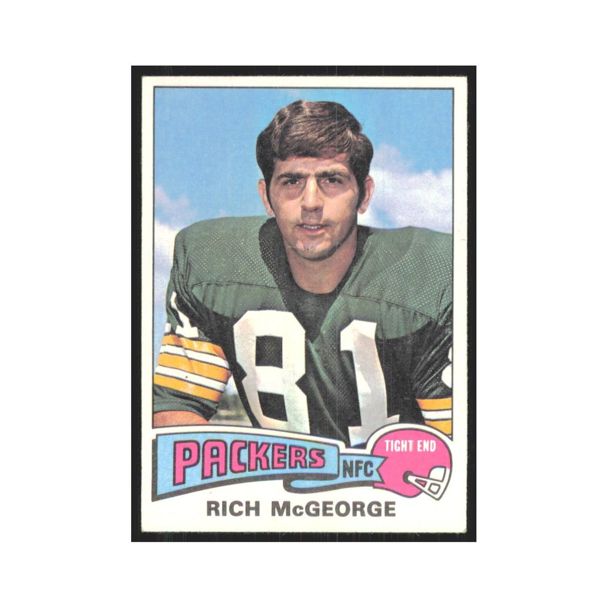 1975 Topps Rich Mcgeorge Packers #178.0