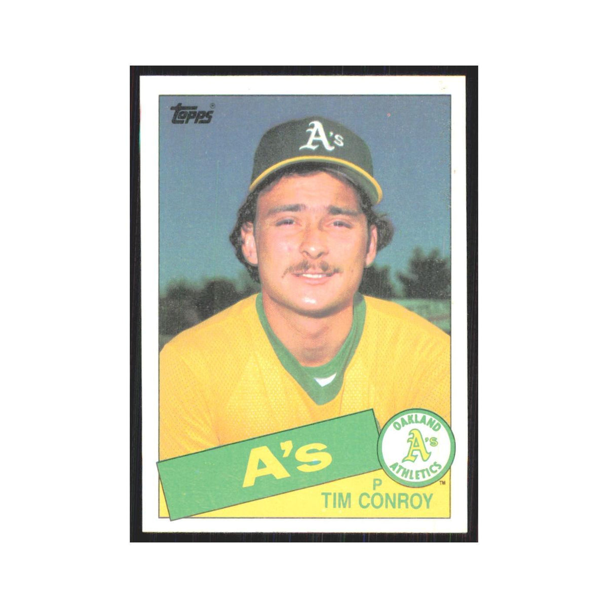 1985 Topps Tim Conroy Athletics #503