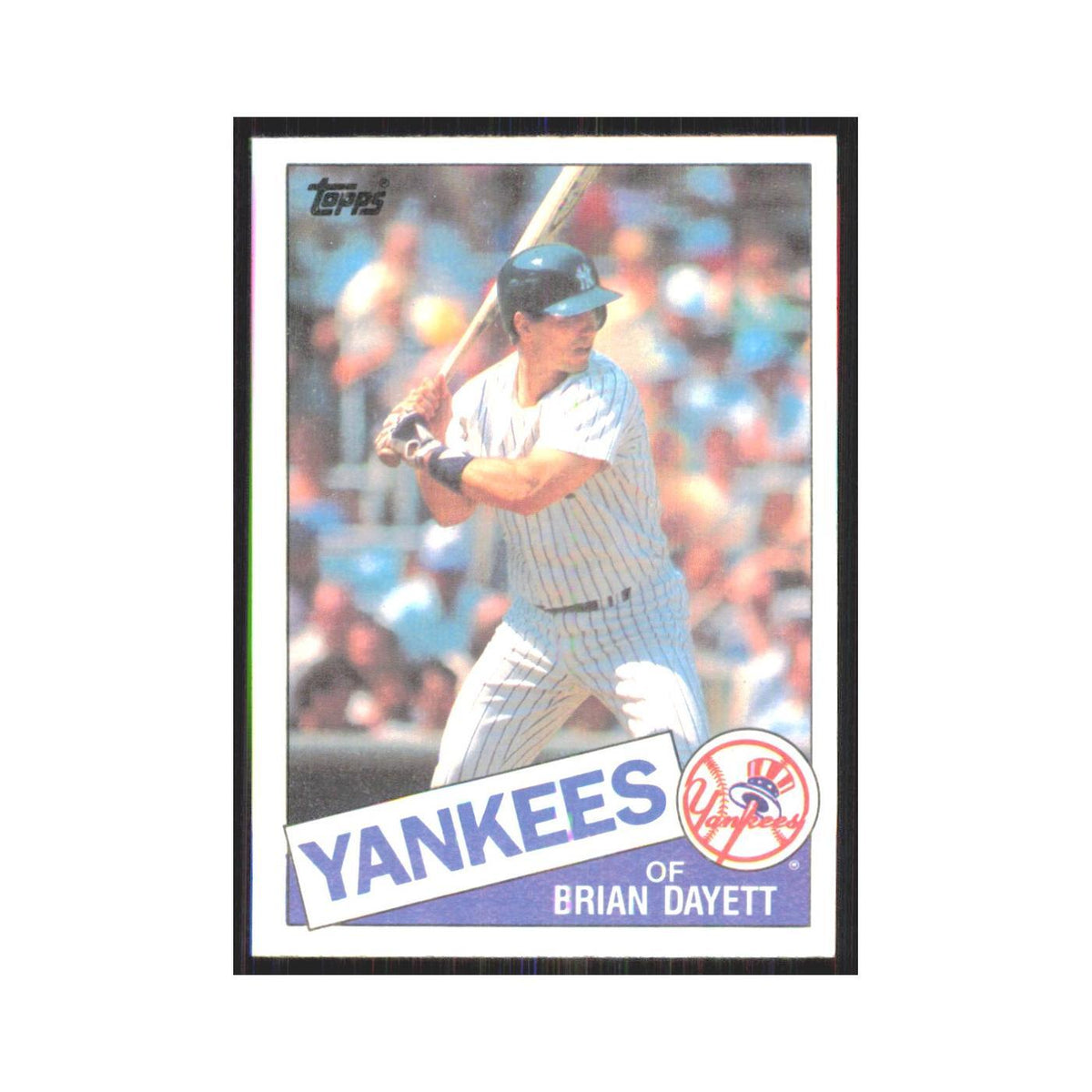1985 Topps Brian Dayett Yankees #534