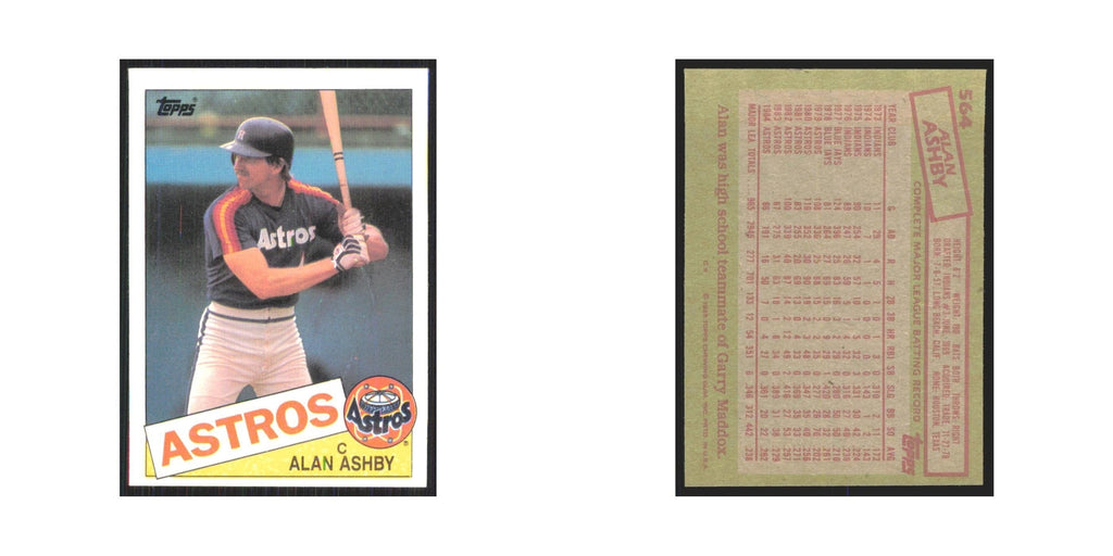1985 Topps Alan Ashby Astros #564