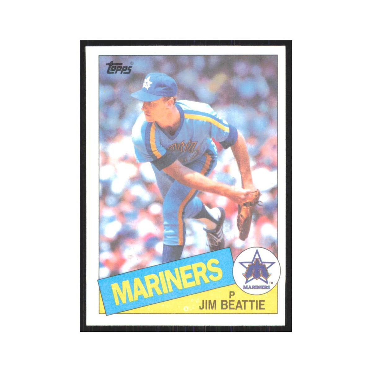 1985 Topps Jim Beattie Mariners #505
