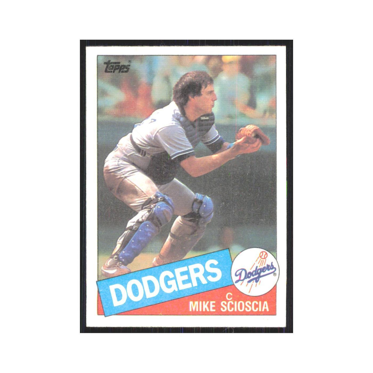 1985 Topps Mike Scioscia Dodgers #549