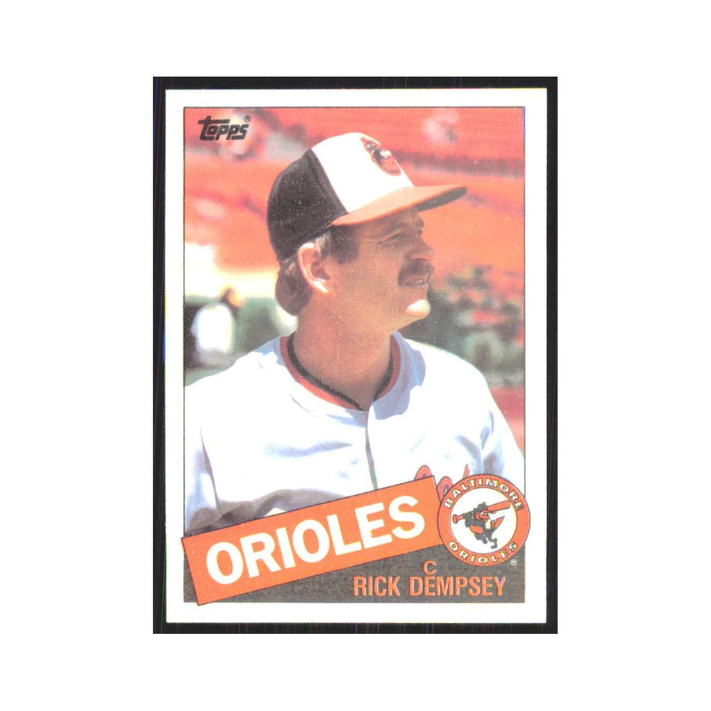 1985 Topps Rick Dempsey Orioles #521