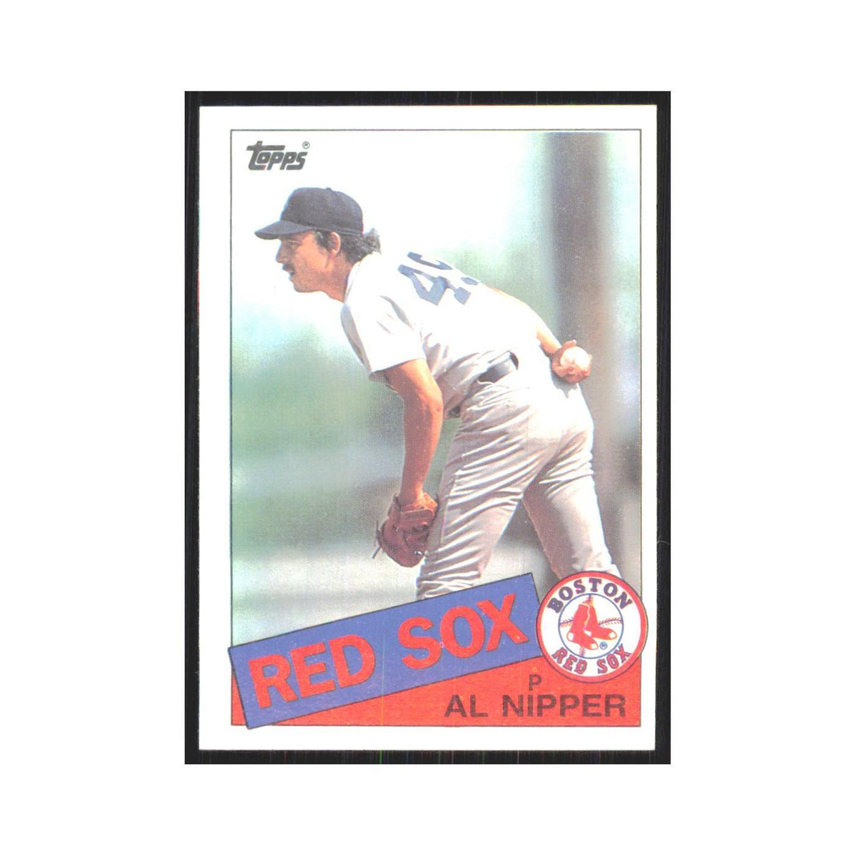 1985 Topps Al Nipper Red Sox #424