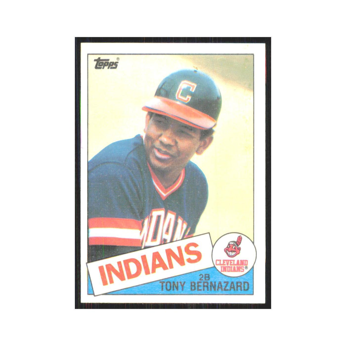 1985 Topps Tony Bernazard Indians #533