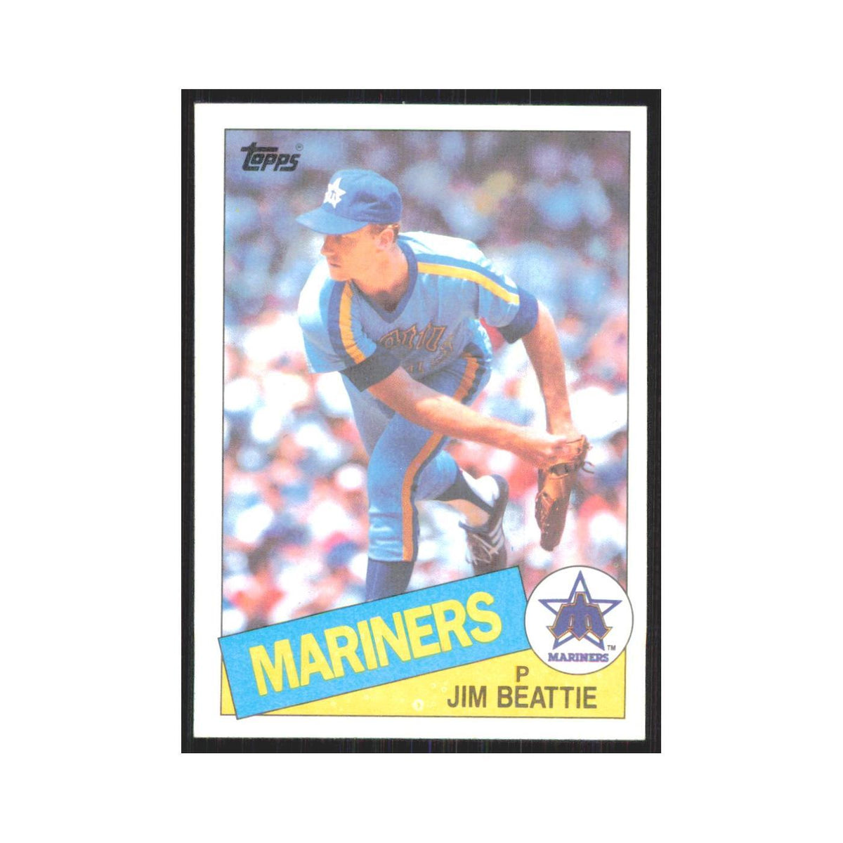 1985 Topps Jim Beattie Mariners #505