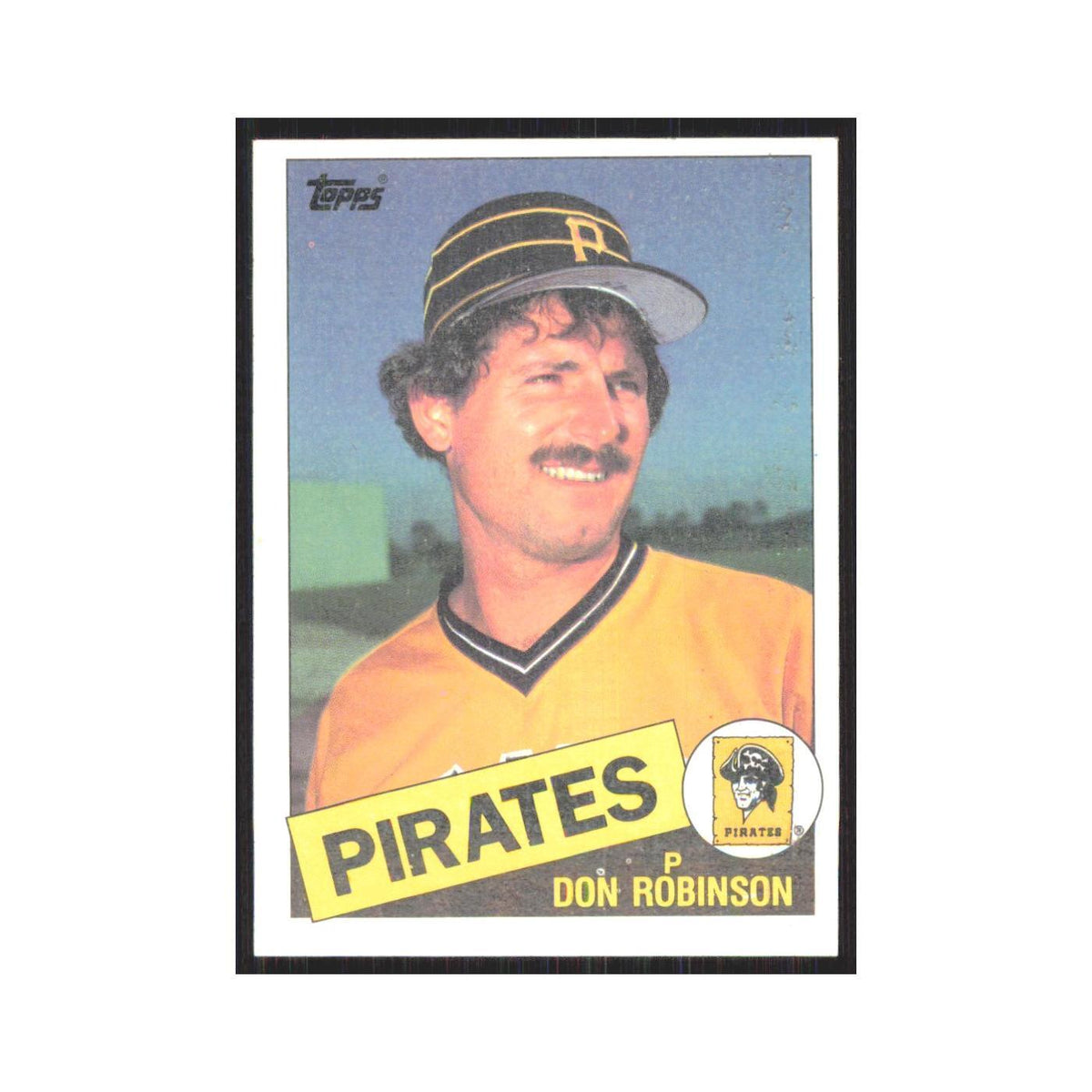 1985 Topps Don Robinson Pirates #537