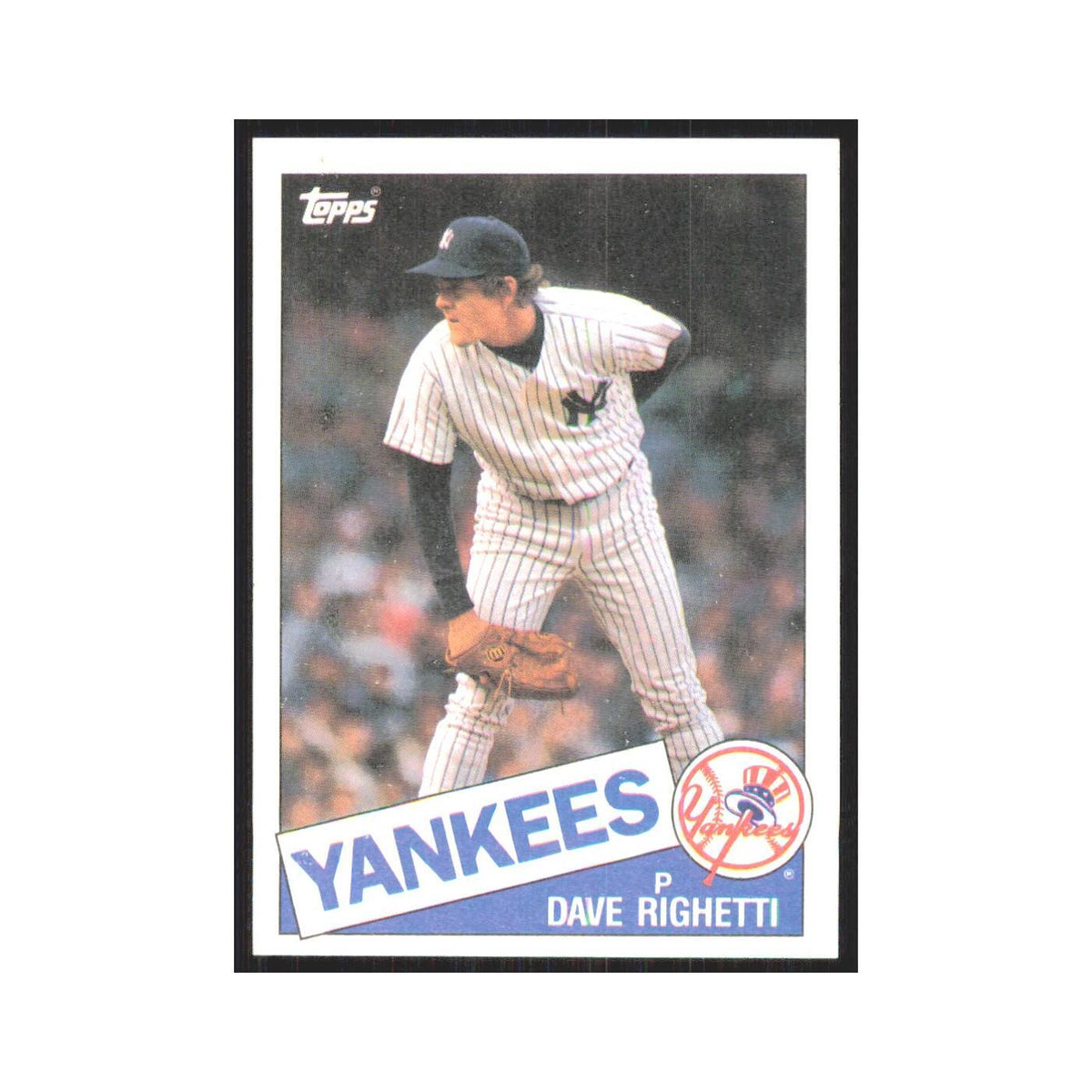1985 Topps Dave Righetti Yankees #260