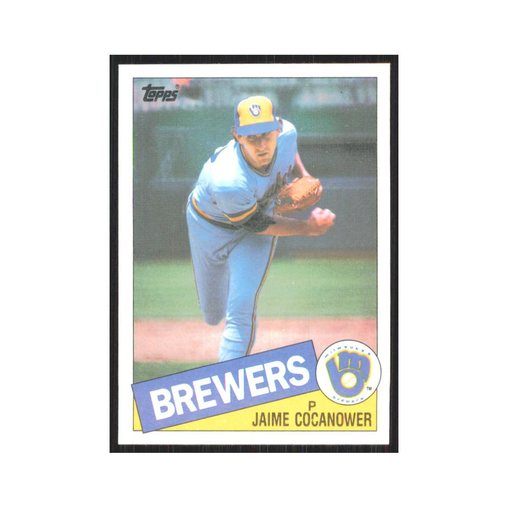 1985 Topps Jaime Cocanower Brewers #576