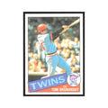 1985 Topps Tom Brunansky Twins #122