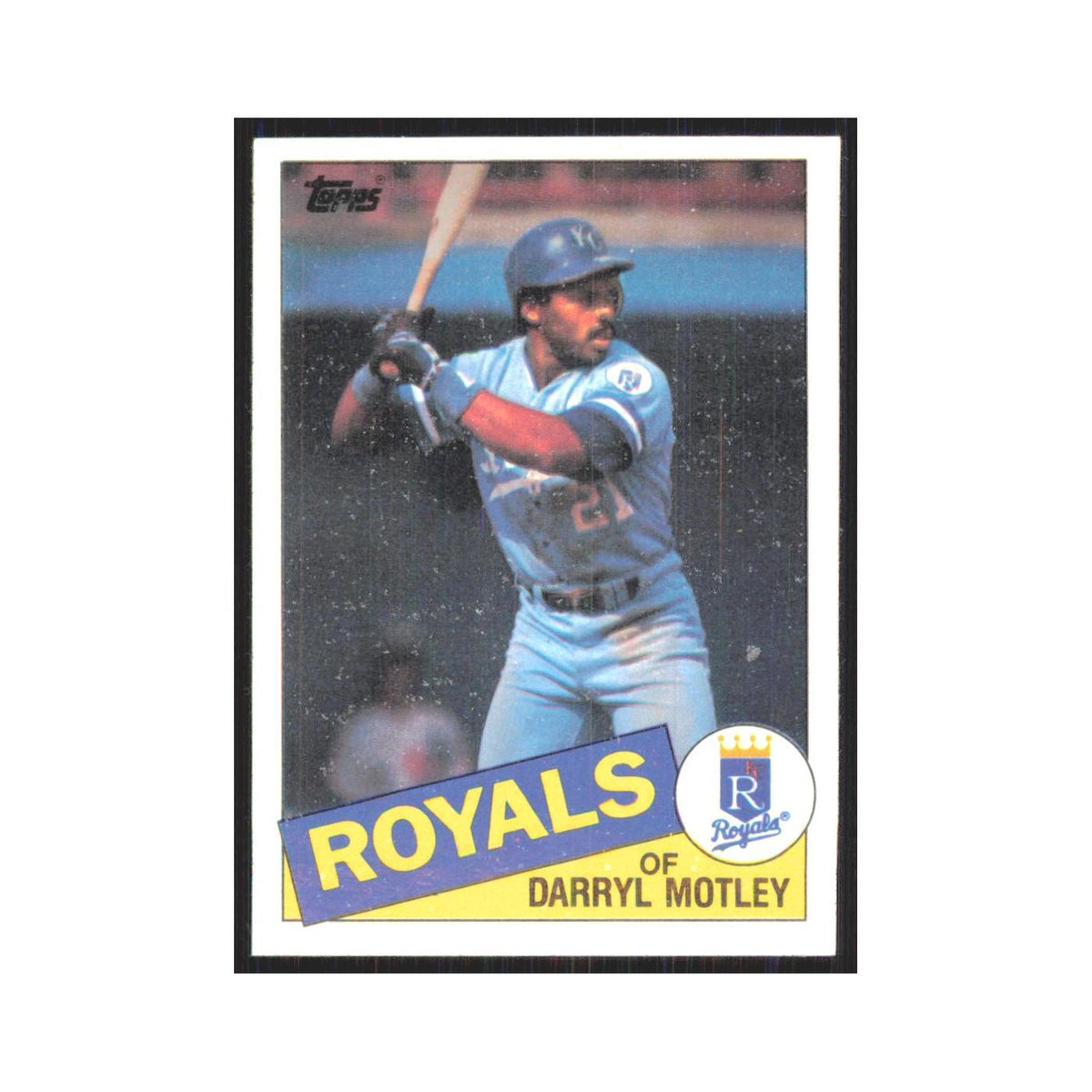 1985 Topps Darryl Motley Royals #561