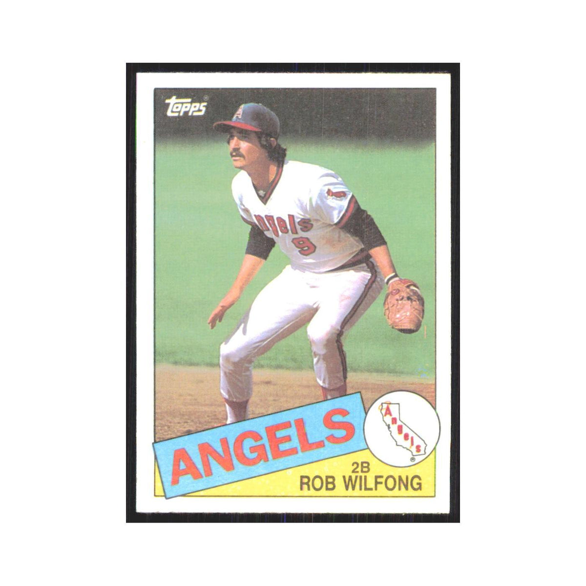 1985 Topps Rob Wilfong Angels #524
