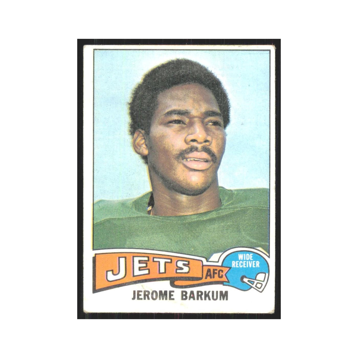 1975 Topps Jerome Barkum Jets #372.0