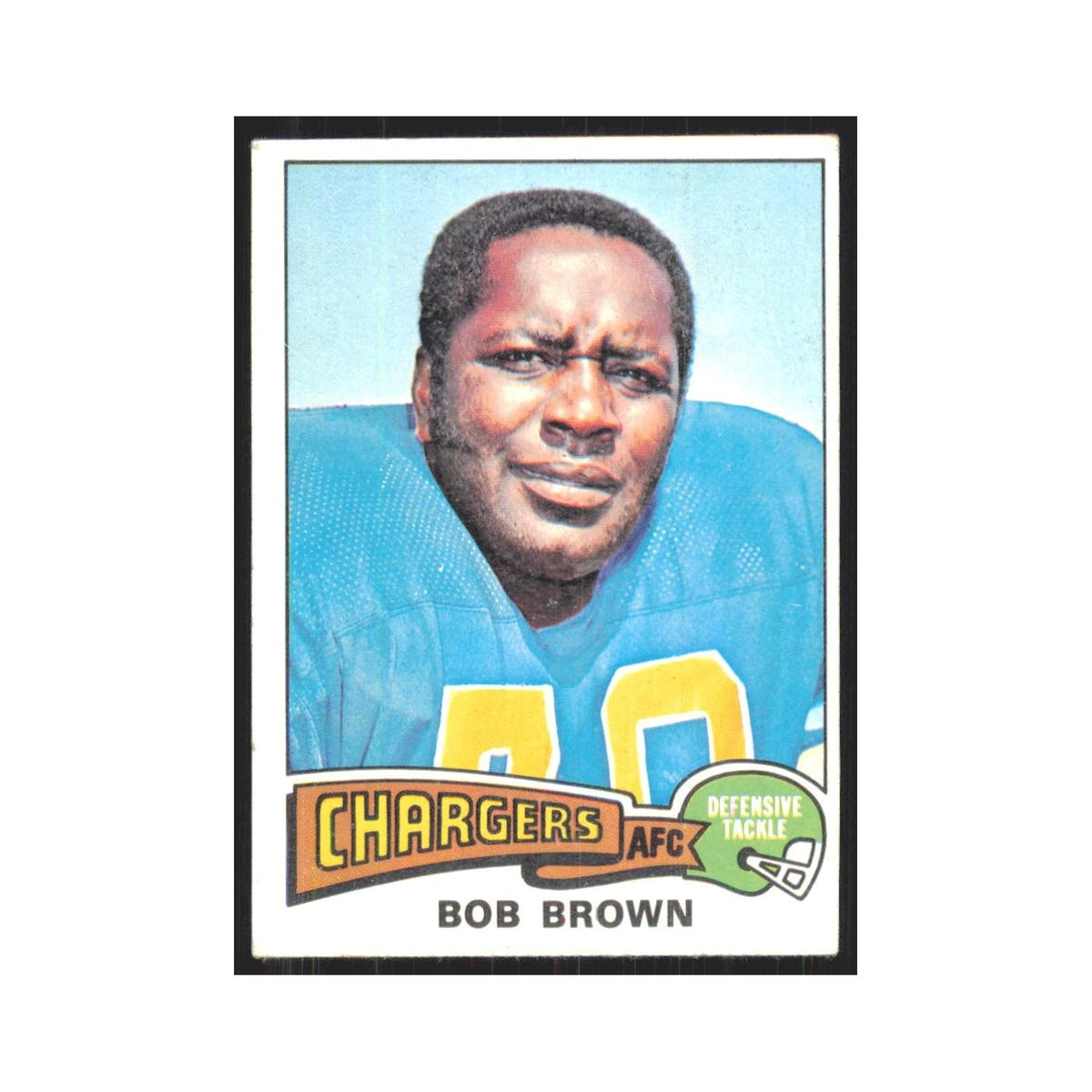 1975 Topps Bob Brown San Diego Chargers #448.0