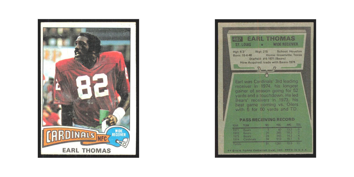 1975 Topps Earl Thomas Cardinals #487.0