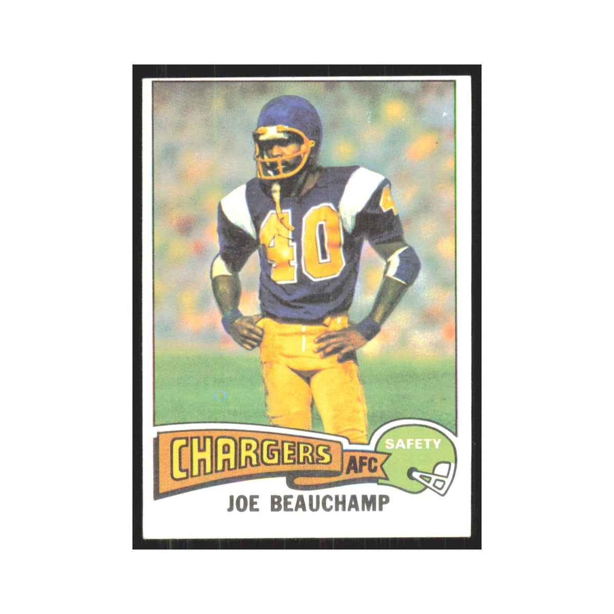 1975 Topps Joe Beauchamp San Diego Chargers #124.0