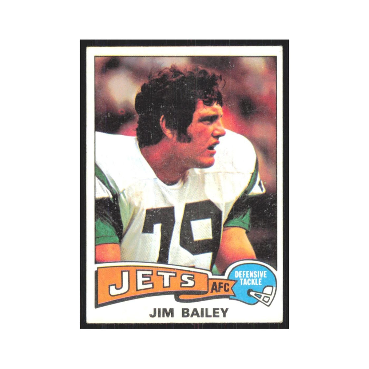 1975 Topps Jim Bailey Jets #398.0