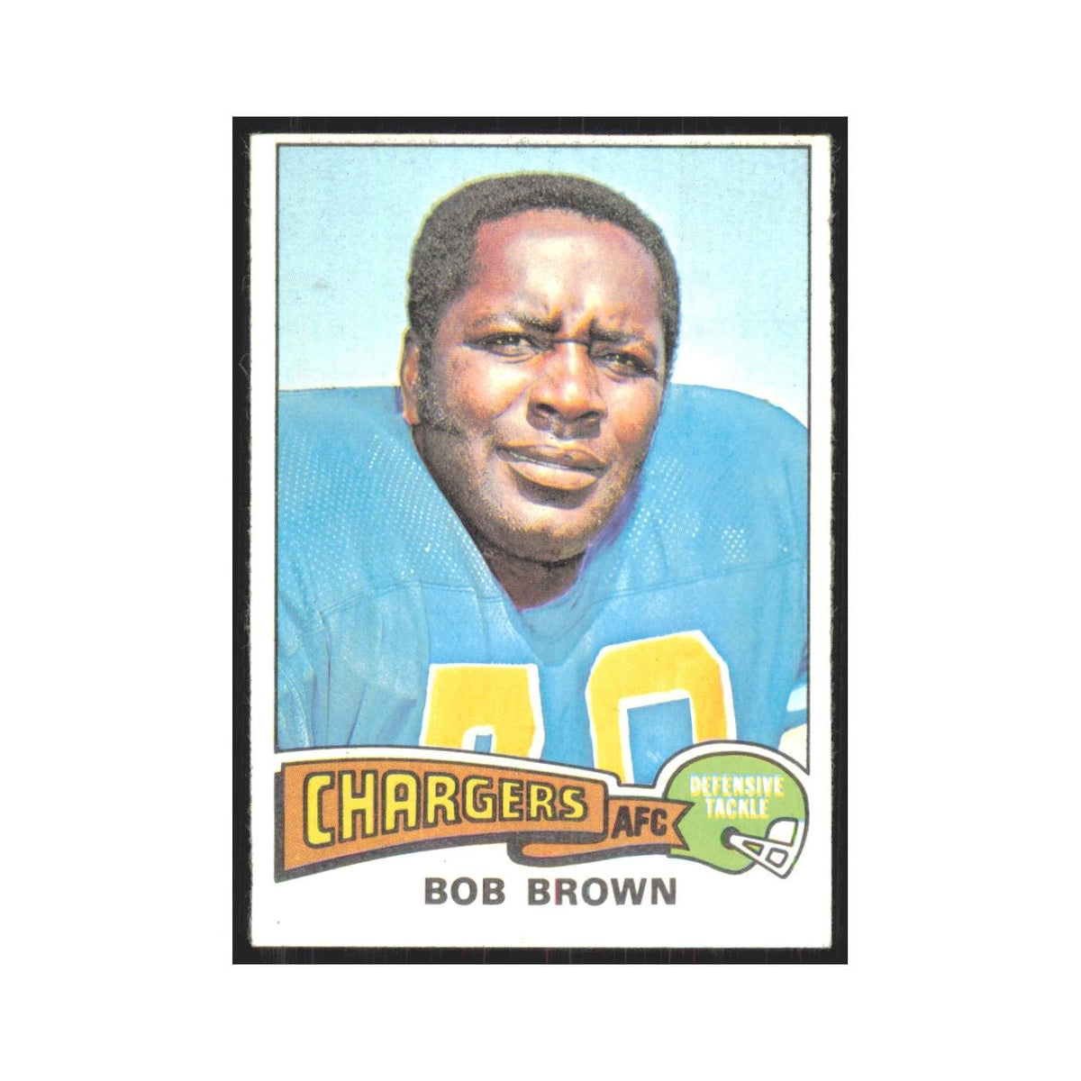 1975 Topps Bob Brown San Diego Chargers #448.0