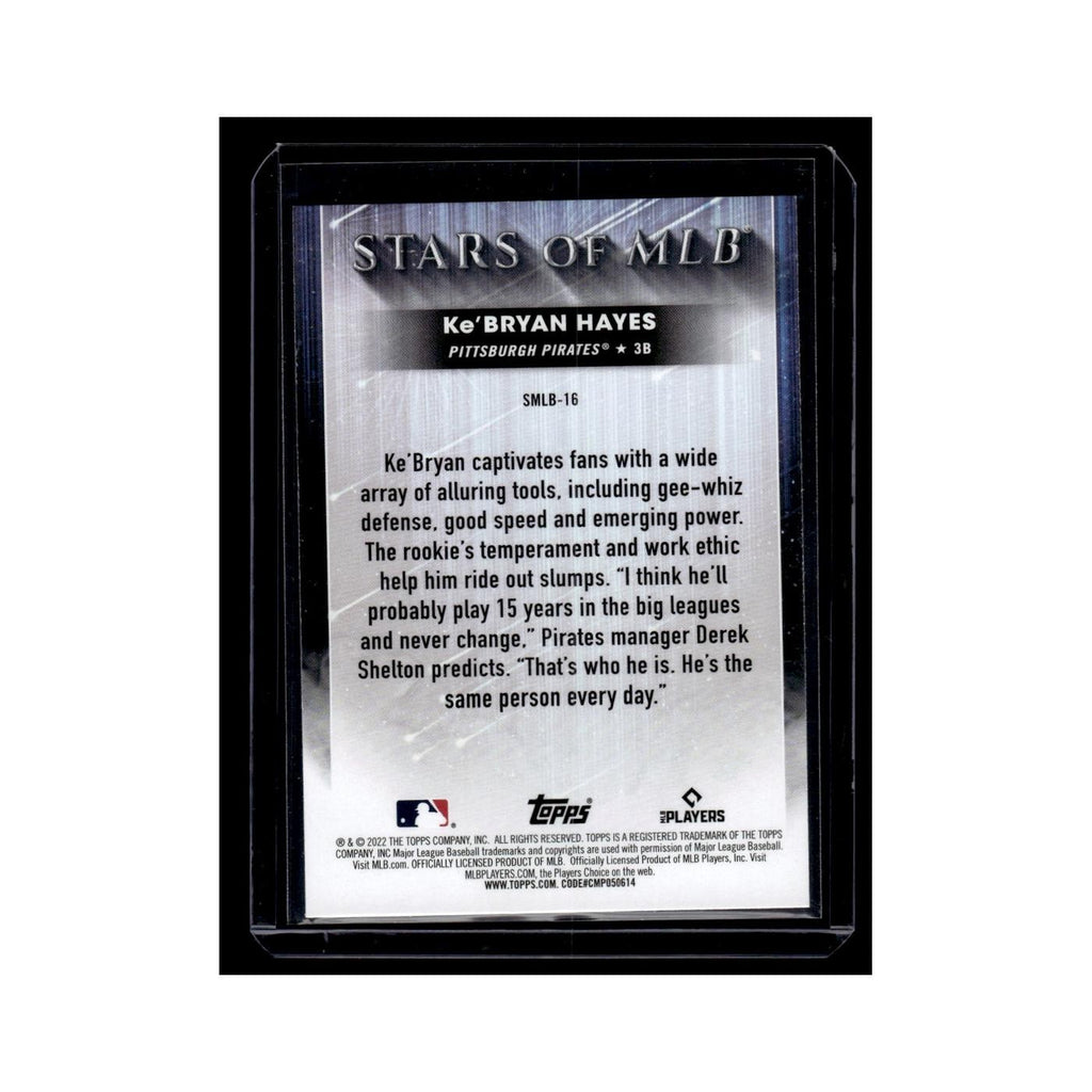 Ke'Bryan Hayes 2022 Topps Stars of MLB #SMLB-16 Pittsburgh Pirates NM