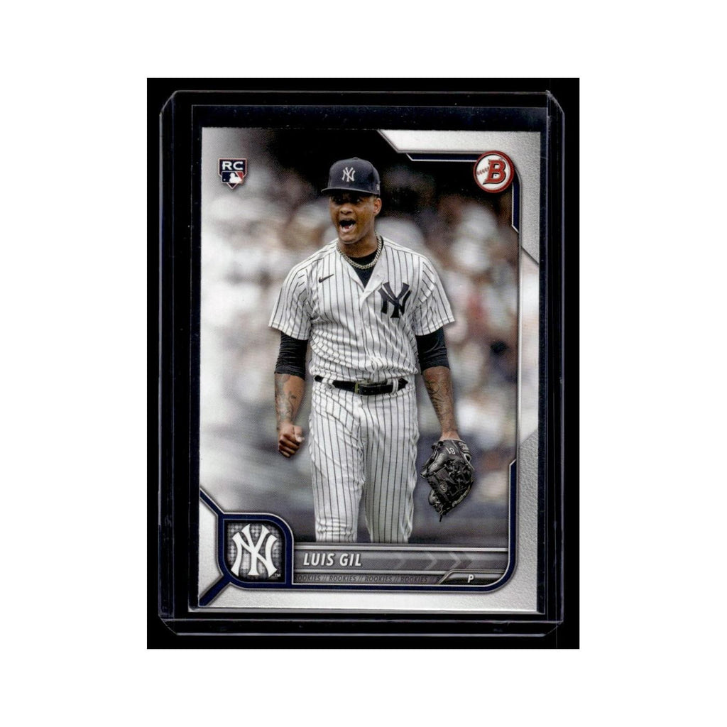 Luis Gil Rookie 2022 Bowman #72 New York Yankees Baseball Card NM