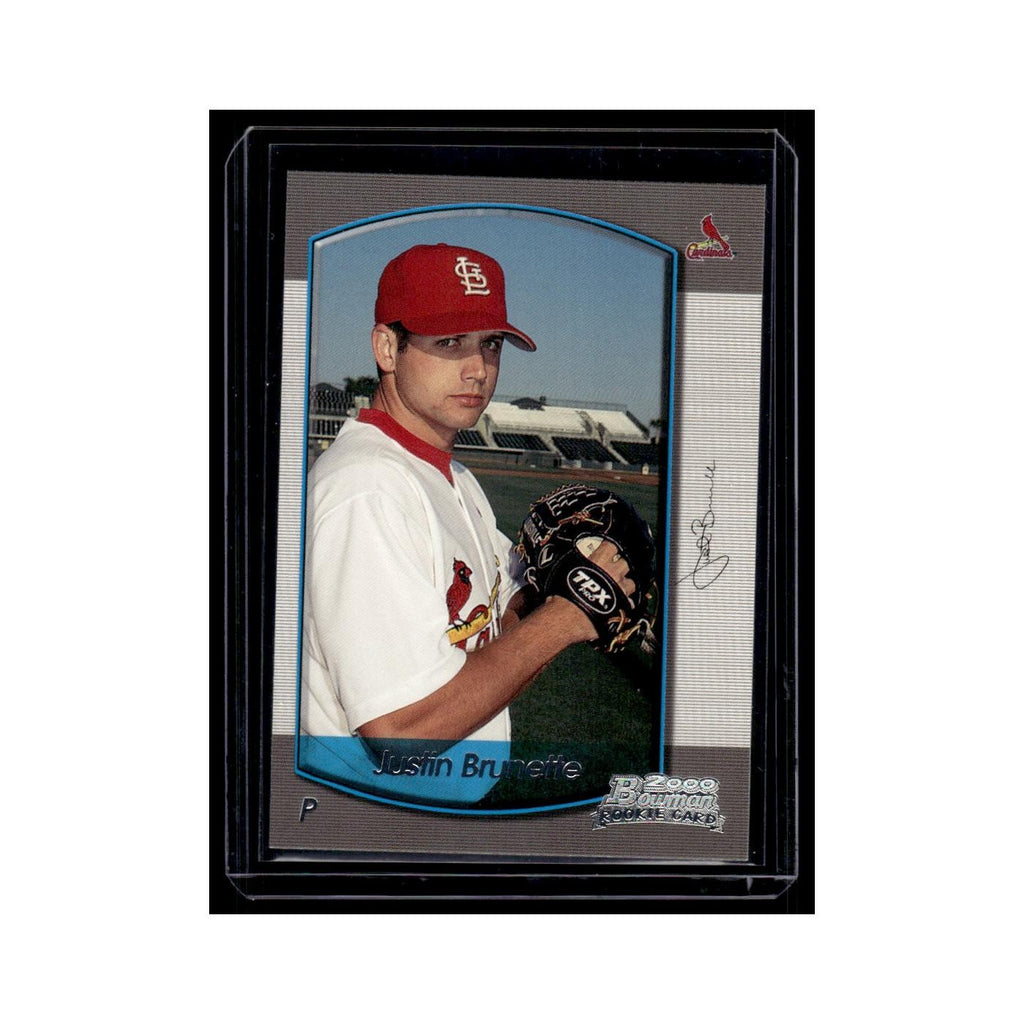 Justin Brunette Rookie 2000 Bowman #76 St. Louis Cardinals Baseball Card NM