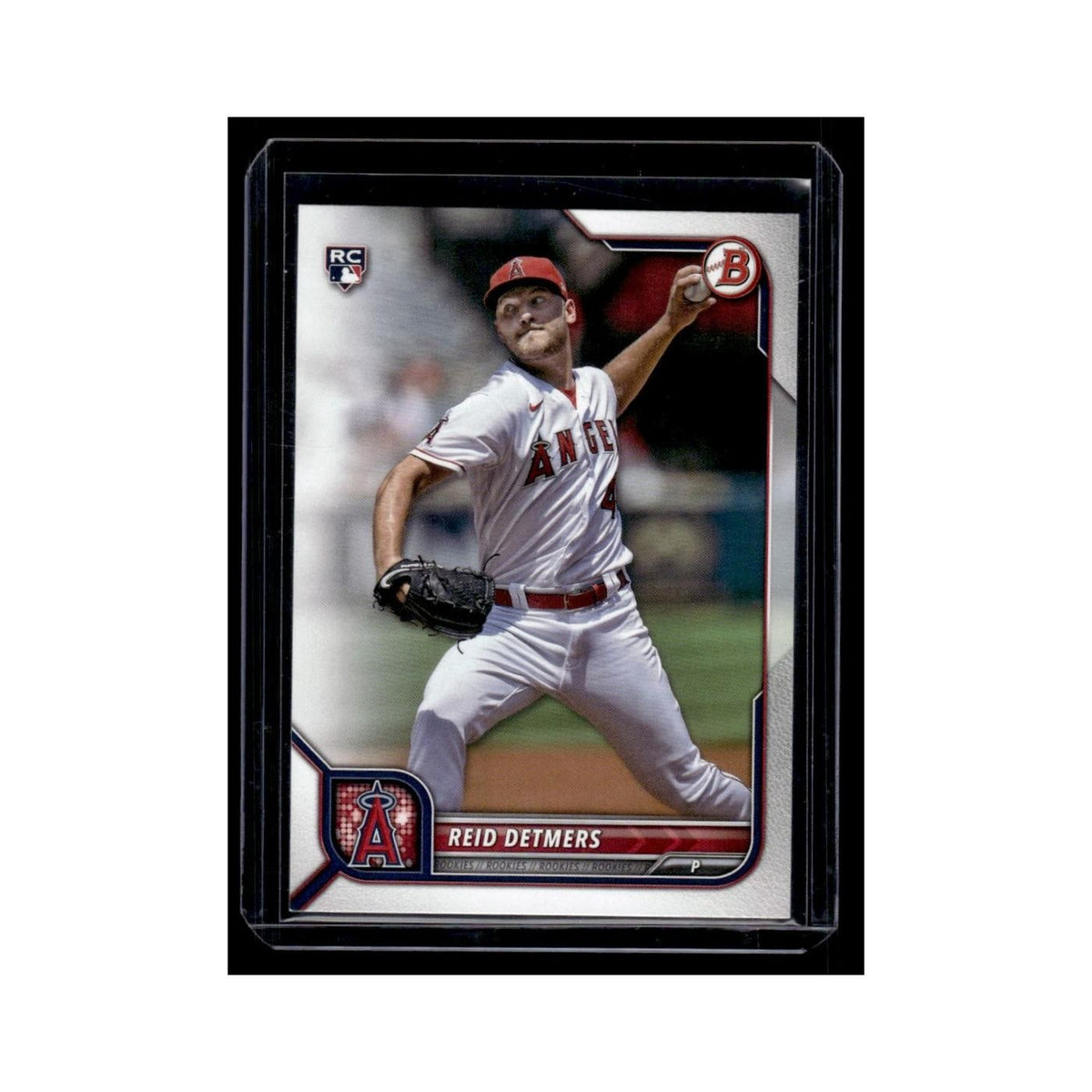 Reid Detmers Rookie 2022 Bowman #44 Los Angeles Angels Baseball Card NM