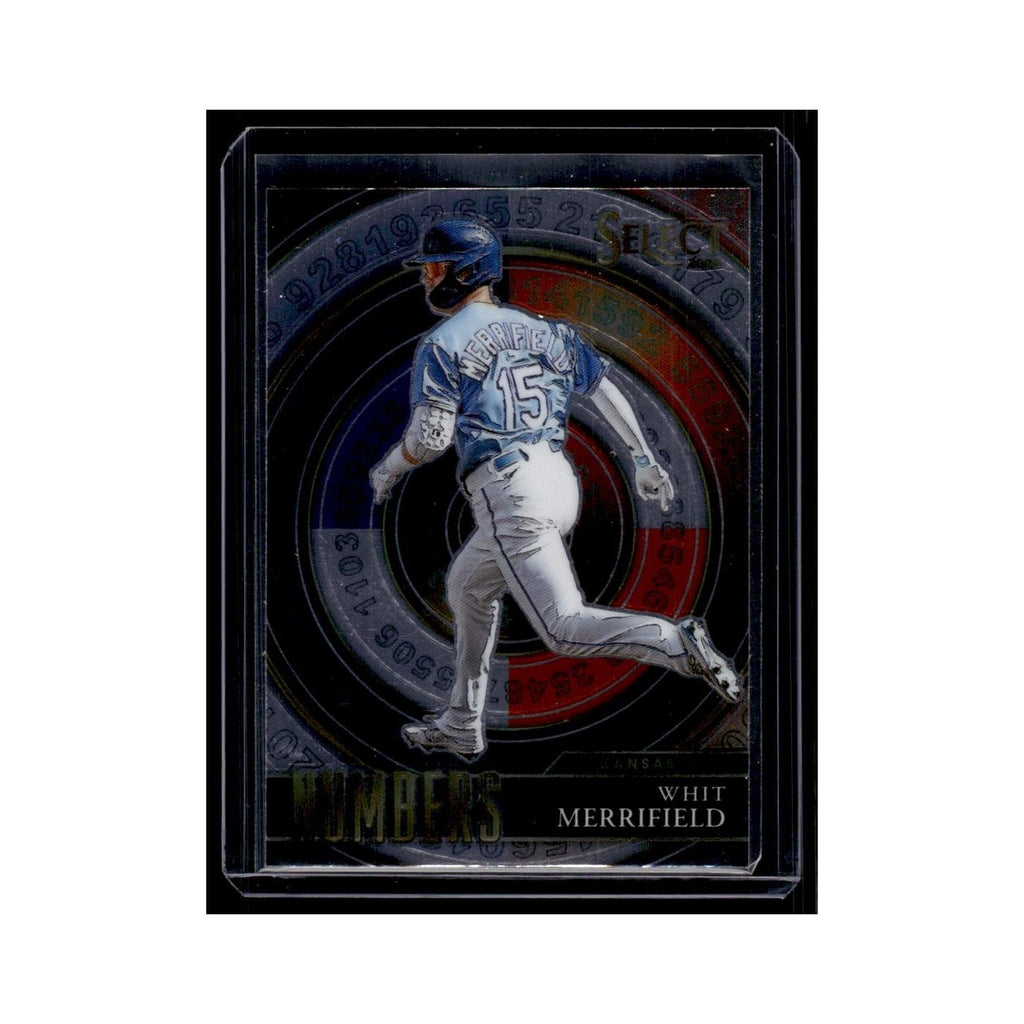 Whit Merrifield 2022 Panini Select Numbers #SN13 Kansas City Royals NM