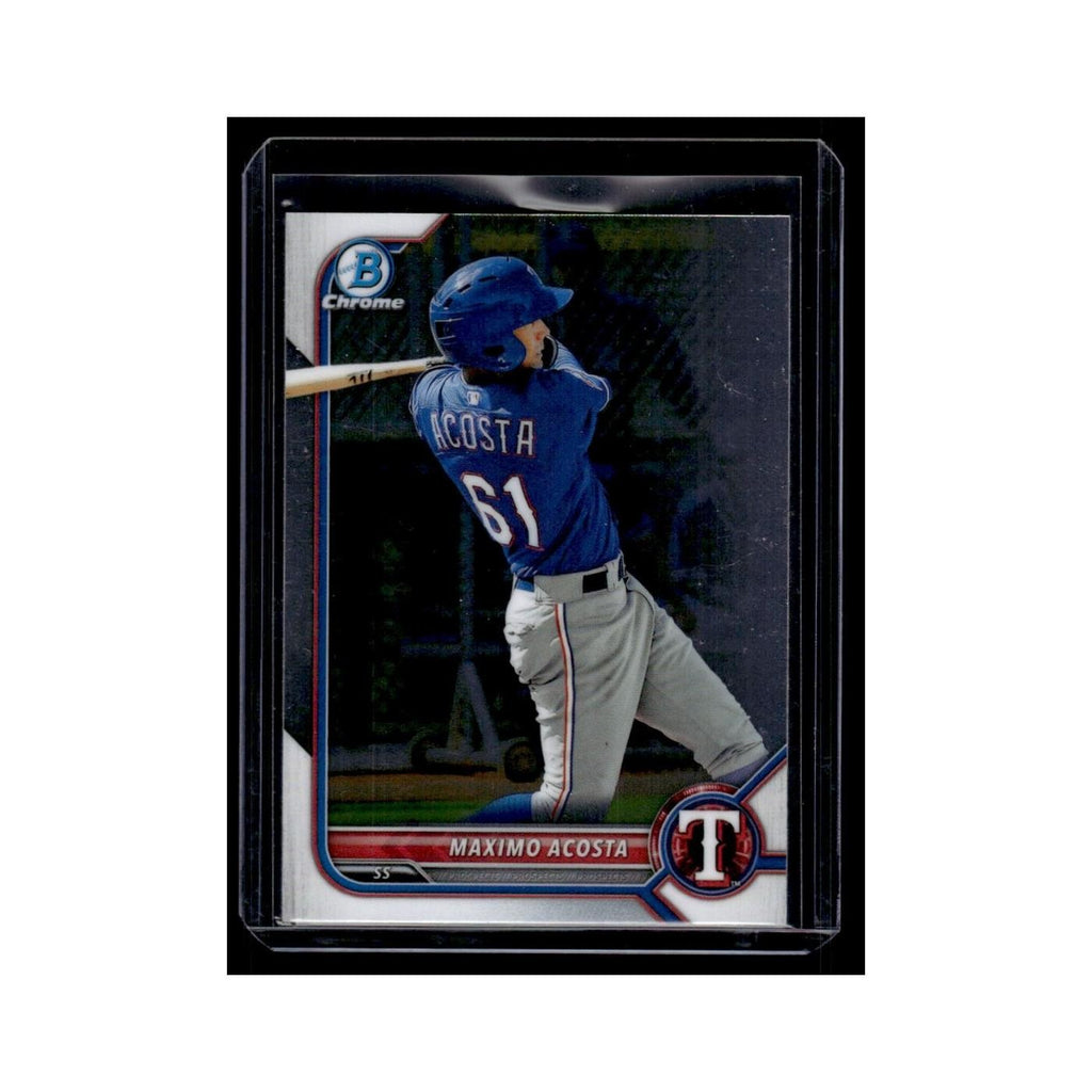 Maximo Acosta 2022 Bowman Chrome #BCP-113 Texas Rangers Baseball Card NM