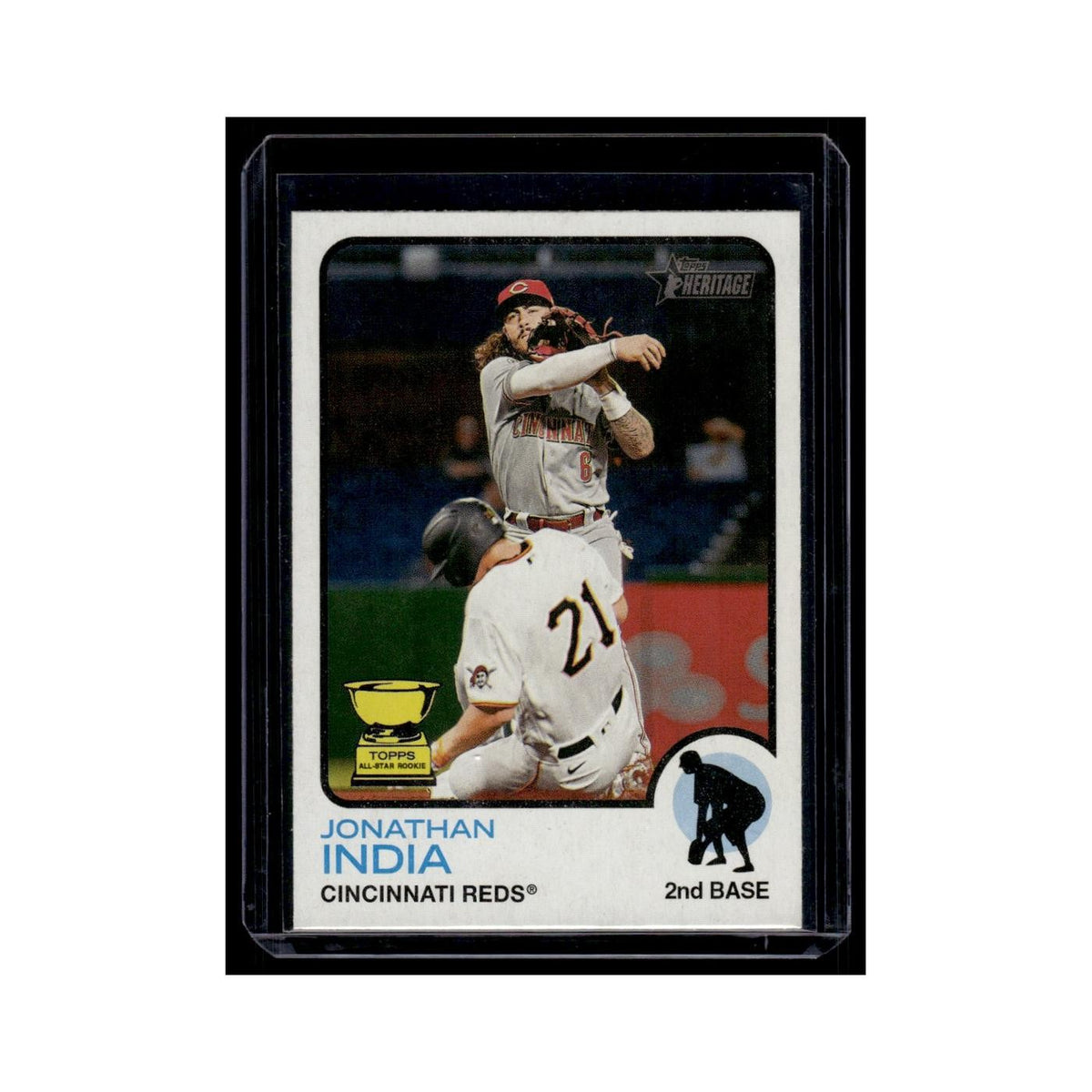Jonathan India 2022 Topps Heritage #131 Cincinnati Reds Baseball Card NM