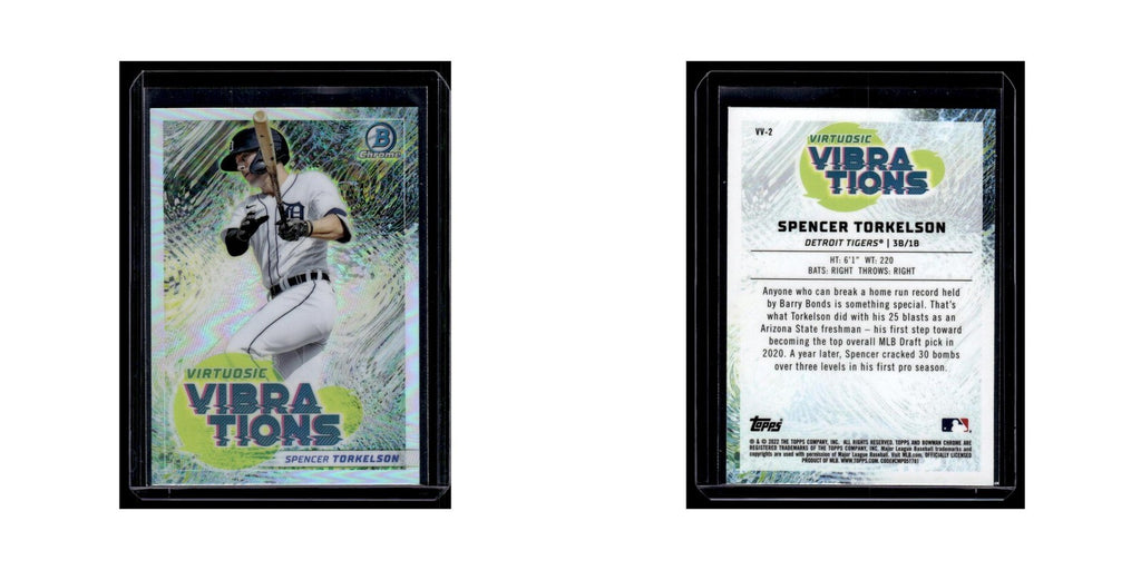 Spencer Torkelson 2022 Bowman Chrome Virtuosic Vibrations #VV-2 Tigers NM