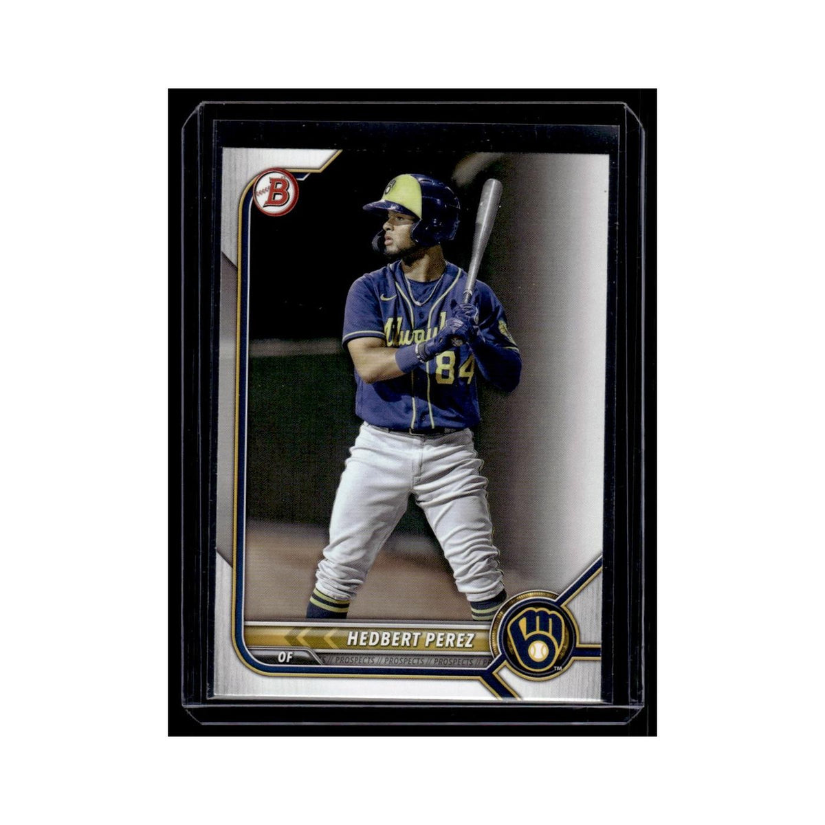 Hedbert Perez 2022 Bowman Prospects #BP-67 Milwaukee Brewers Baseball Card NM