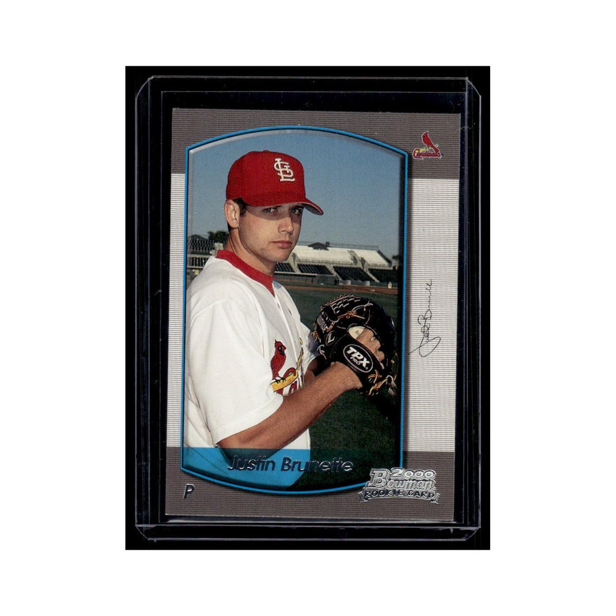 Justin Brunette Rookie 2000 Bowman #76 St. Louis Cardinals Baseball Card NM