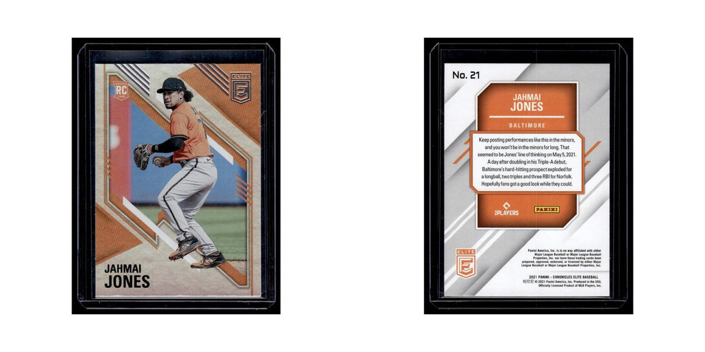 Jahmai Jones Rookie 2021 Panini Chronicles Elite #21 Baltimore Orioles NM