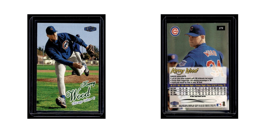Kerry Wood 1998 Fleer Ultra #279 Chicago Cubs Baseball Card NM