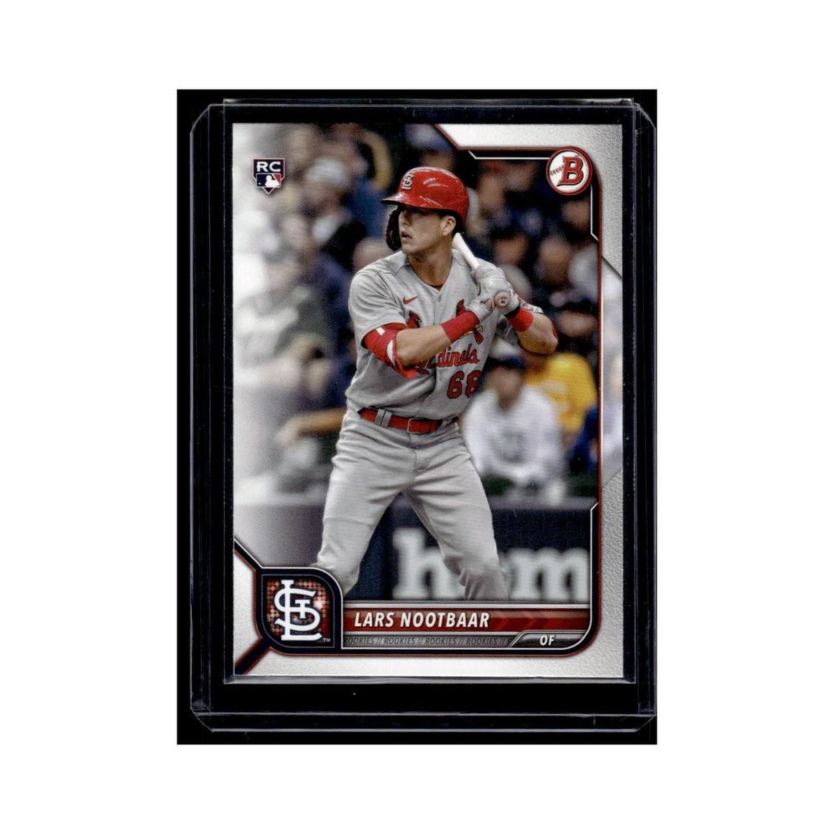 Lars Nootbaar Rookie 2022 Bowman #64 St. Louis Cardinals Baseball Card NM