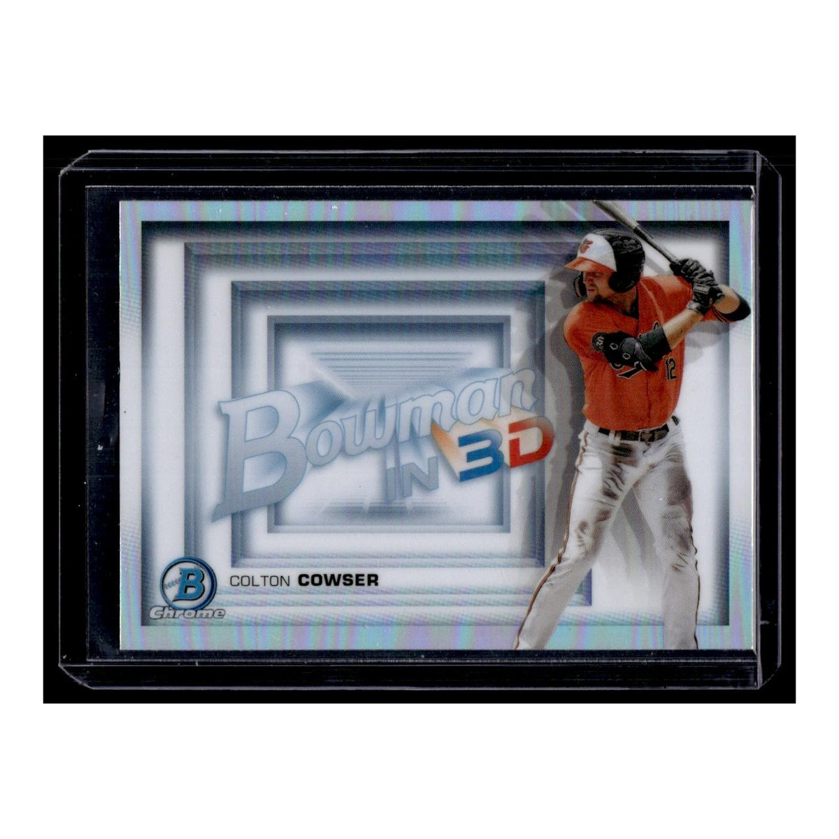 Colton Cowser 2022 Bowman Chrome  in 3-D #B3D-20 Baltimore Orioles NM