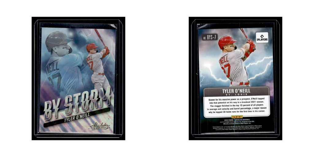 Tyler O'Neill 2022 Panini Absolute By Storm #BYS-7 St. Louis Cardinals NM