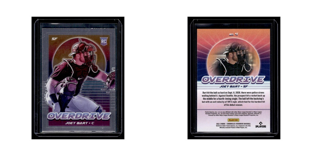 Joey Bart Rookie 2021 Panini Chronicles Overdrive #4 San Francisco Giants NM