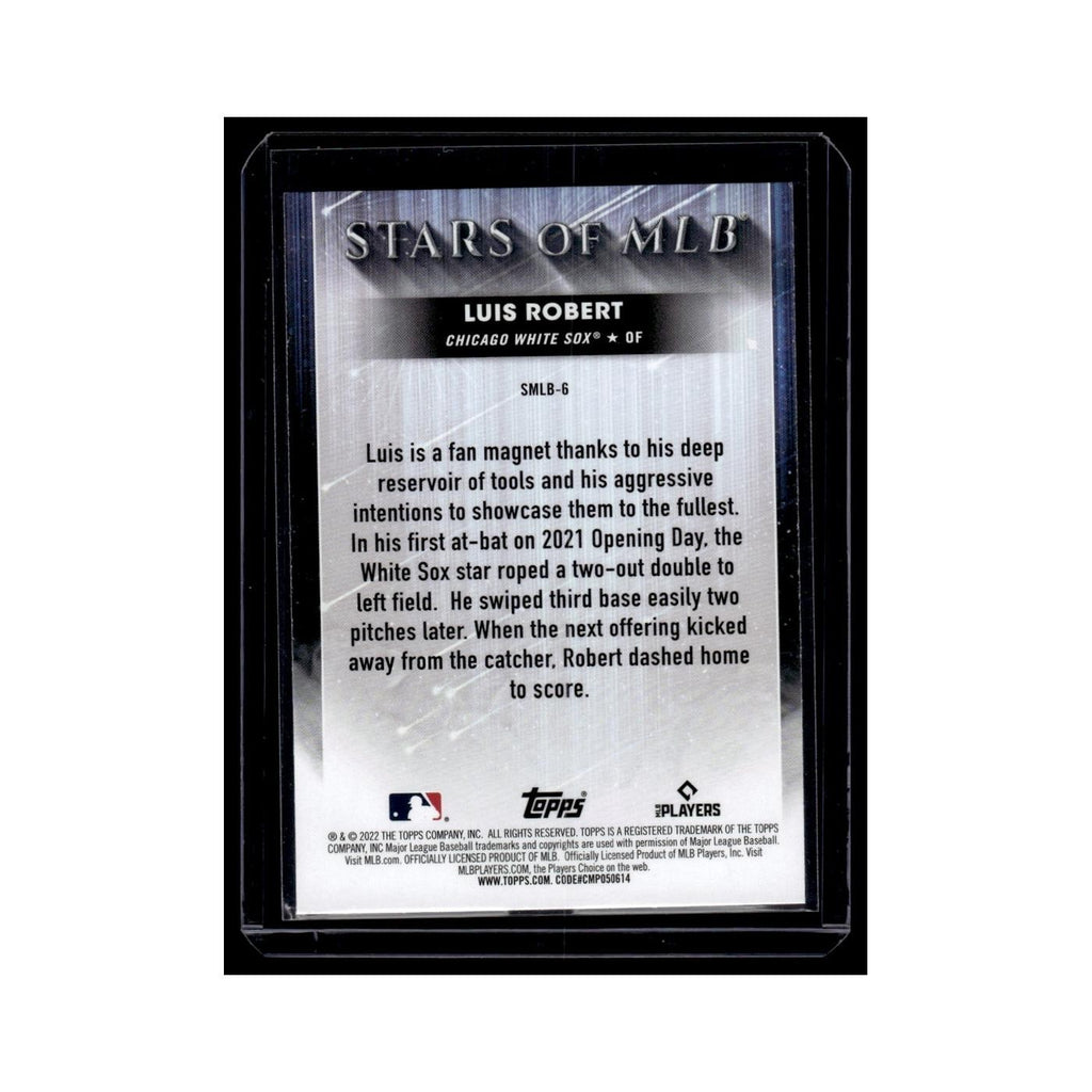 Luis Robert 2022 Topps Stars of MLB #SMLB-6 Chicago White Sox Baseball Card NM