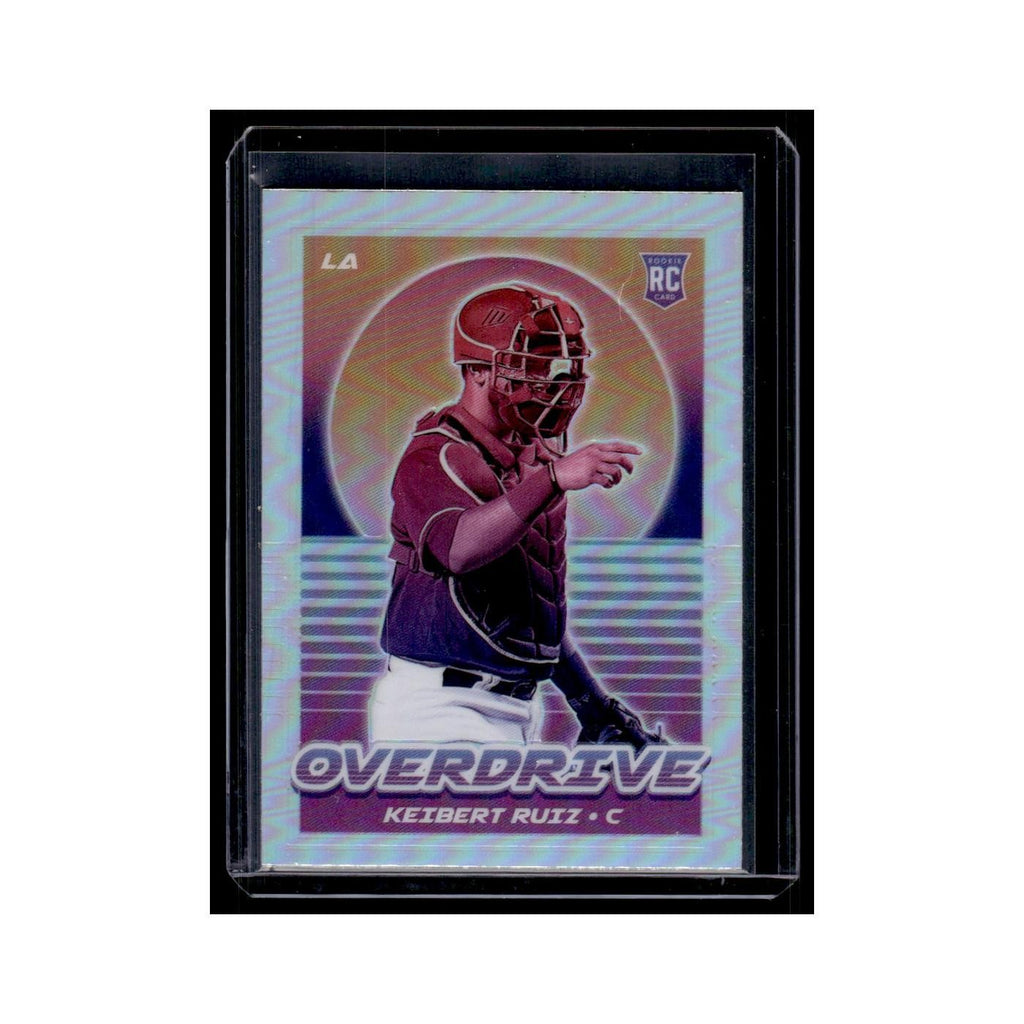 Keibert Ruiz 2021 Panini Chronicles Overdrive Prizm #5 Los Angeles Dodgers NM
